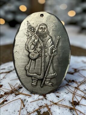 Wendell August Forge 1993 Pewter Father Christmas - Olde World Santa